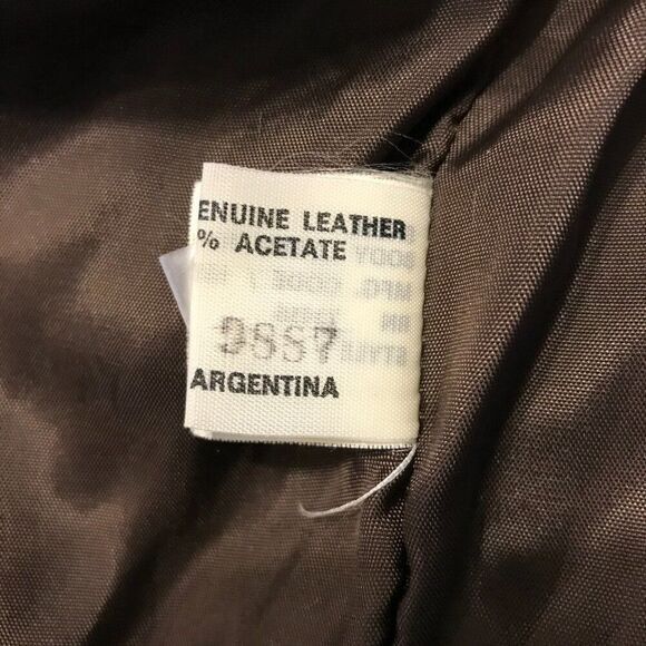 Vintage Gino di Giorgio single button leather jacket size‎ M - Picture 6 of 7